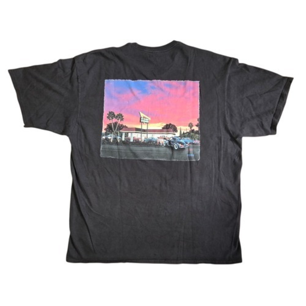 In-N-Out Burger Black Las Vegas Classic Cars Sunset Mike Rider T-Shirt XL - Picture 2 of 3
